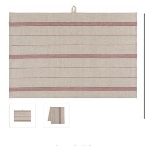 Striped dish towel